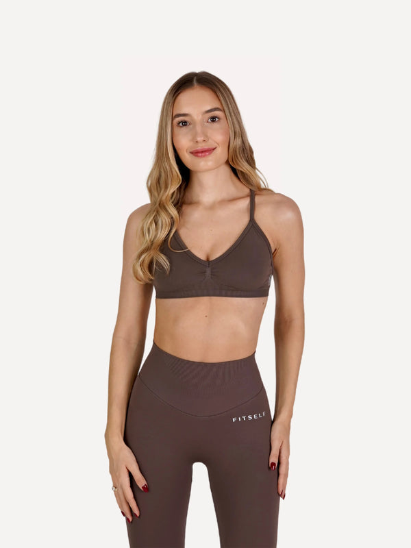 Top sportowy brązowy