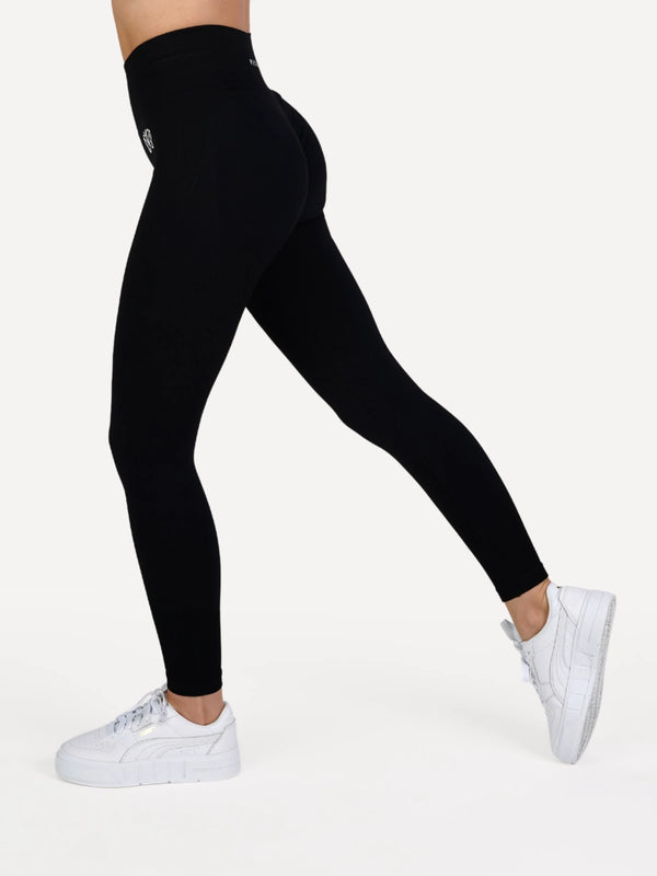 Legginsy bezszwowe VIBRANT czarne