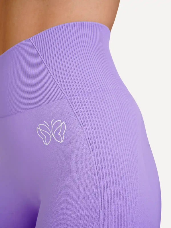 Legginsy bezszwowe VIBRANT lawendowe