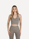 Top halter ELEVATE taupe