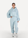 Zestaw bluza + spodnie dresowe CLOUD błękitne