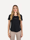 T-shirt sportowy Essentials czarny