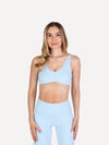 Biustonosz sportowy FLOW baby blue