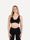 Biustonosz sportowy FLOW black
