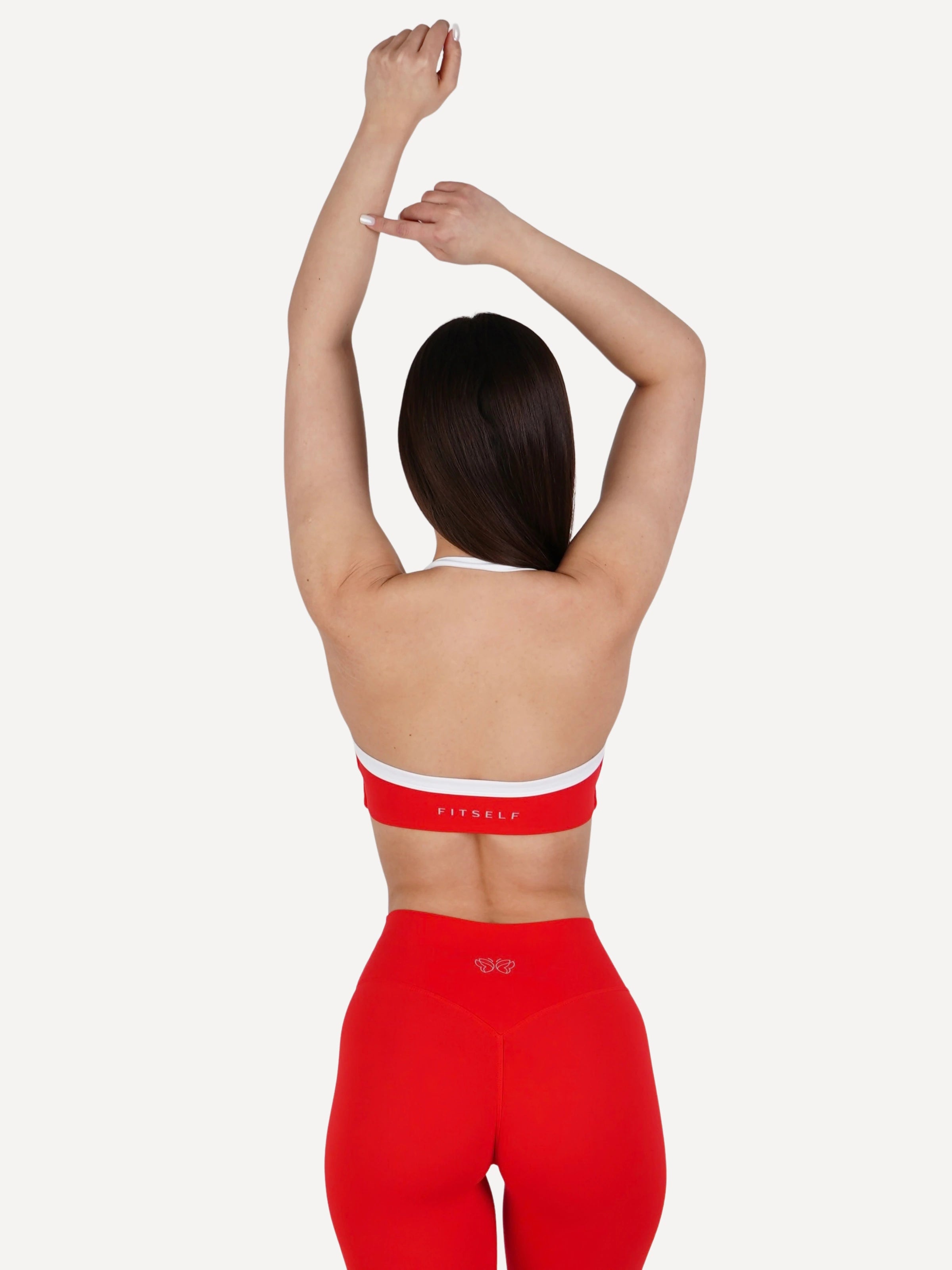 Biustonosz sportowy MUSE spicy red