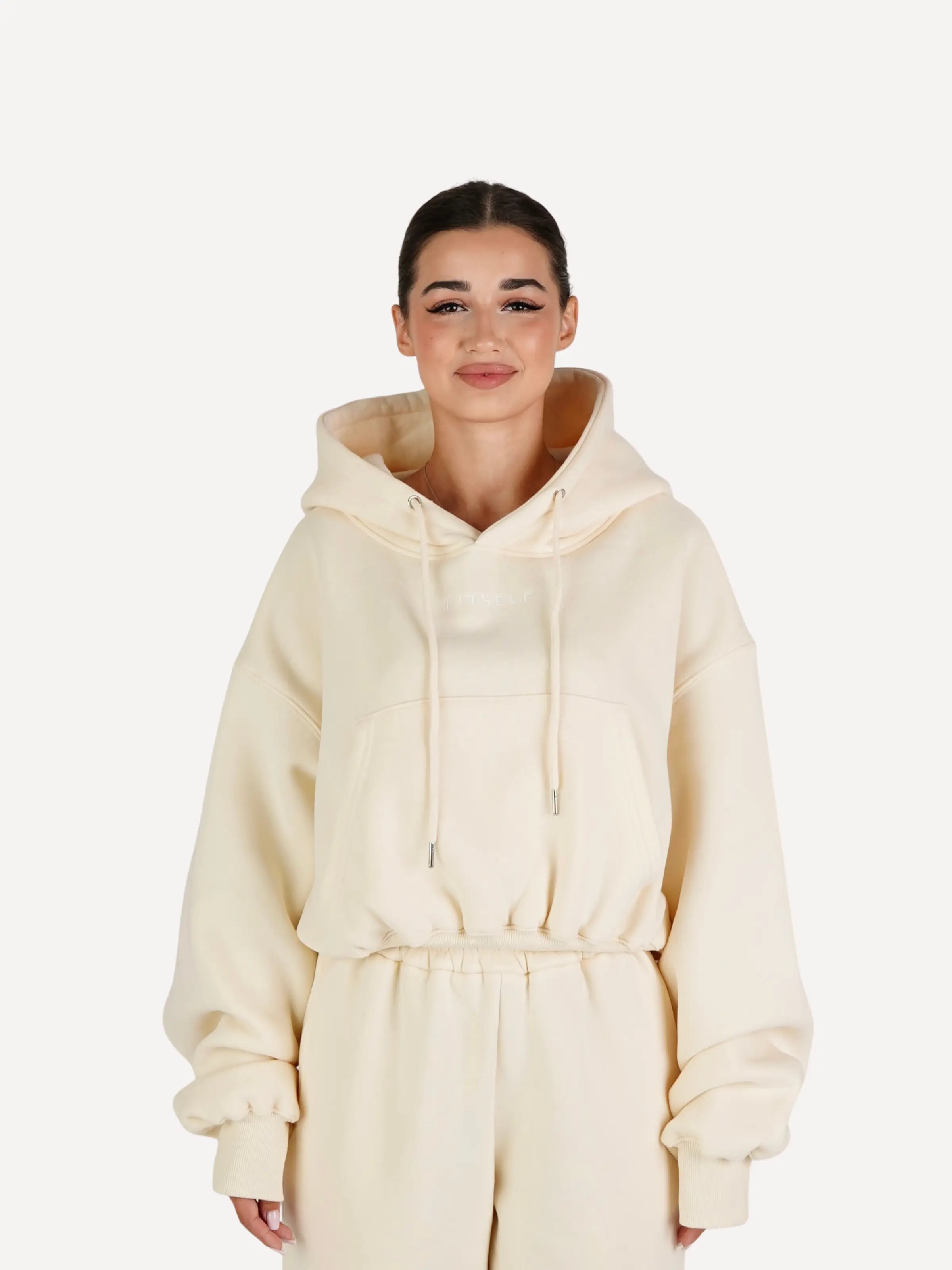 Bluza dresowa CLOUD maślany żółty