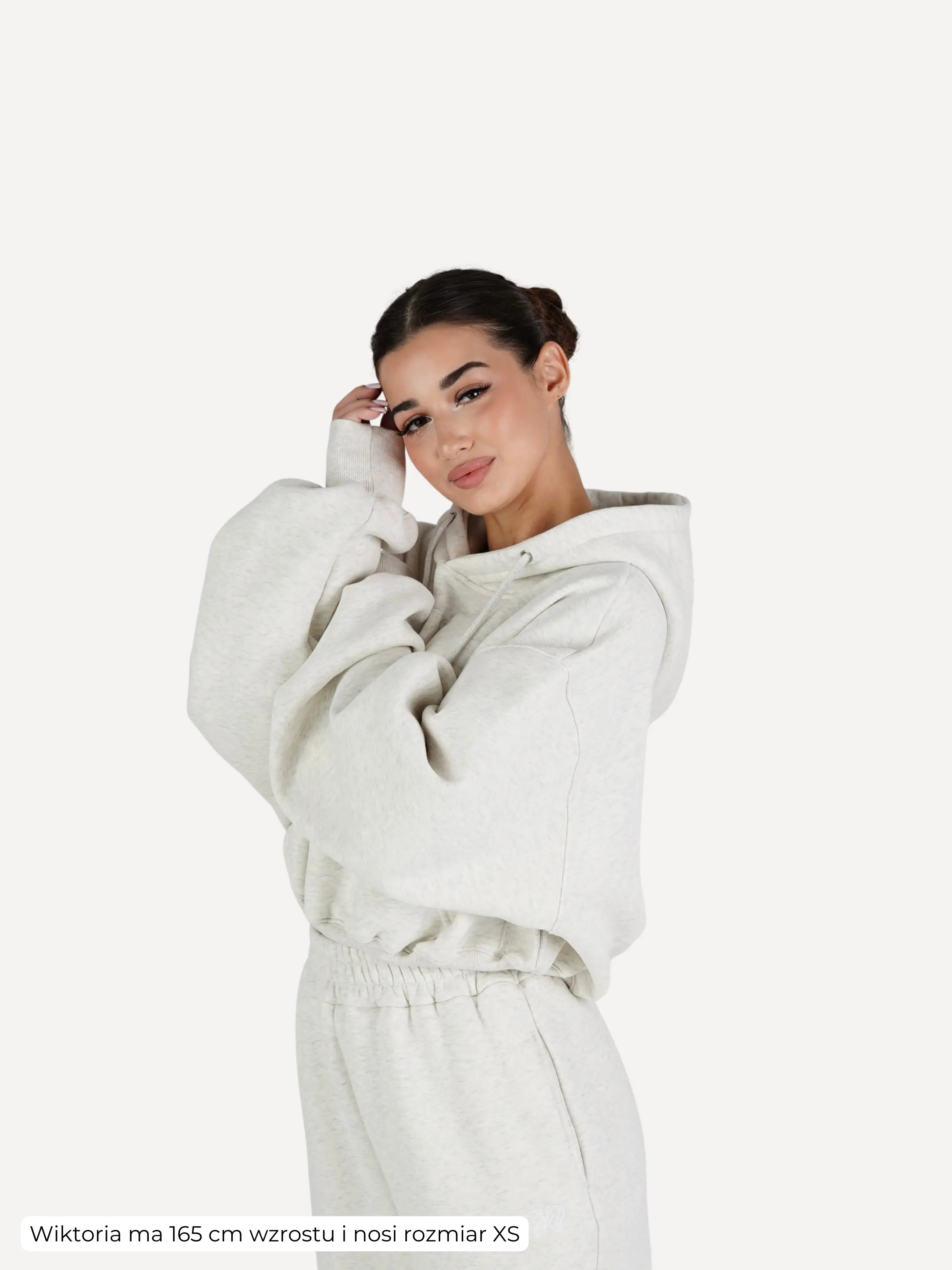 Bluza dresowa CLOUD szary melanż