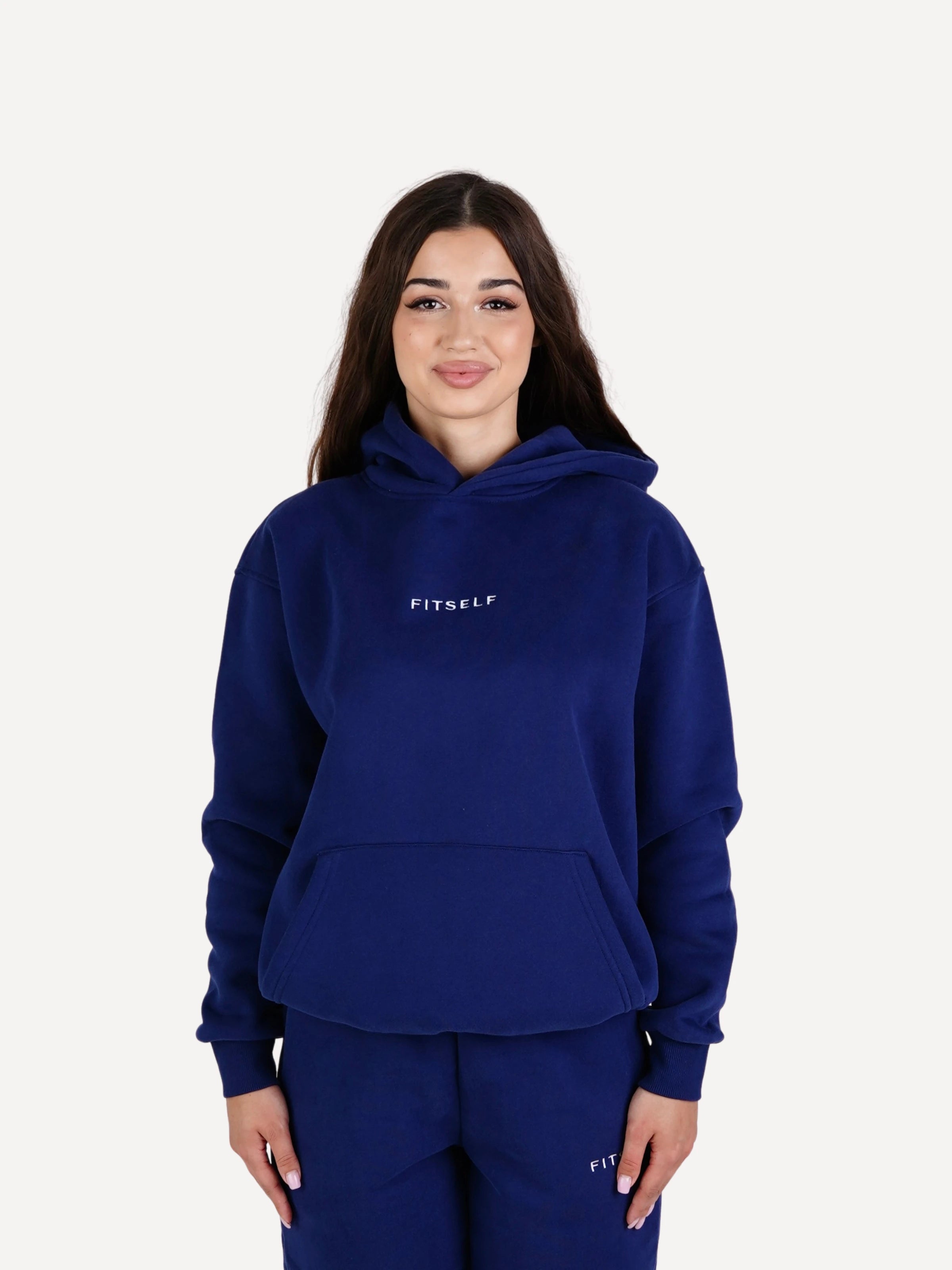 Bluza dresowa EVERYDAY granatowa