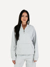 Bluza z półzamkiem REST grey melange