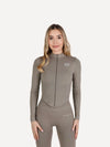 Bluza rozpinana ELEVATE taupe