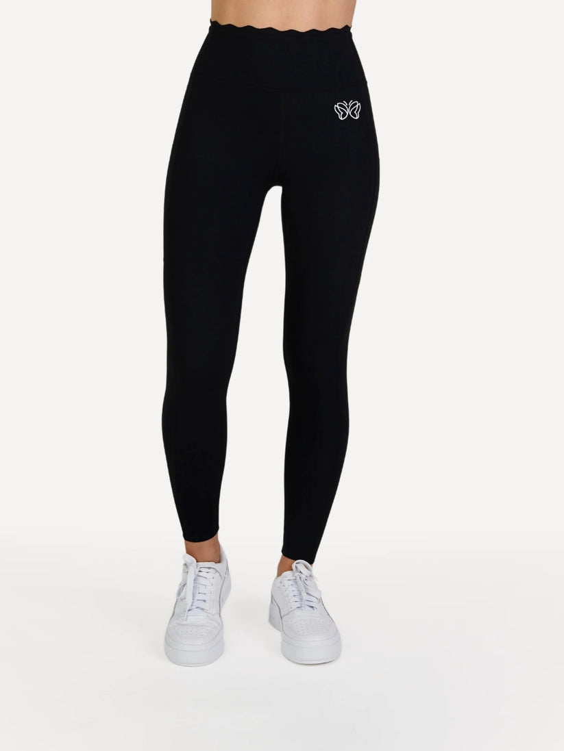Legginsy sportowe z kieszonką BALANCE czarne