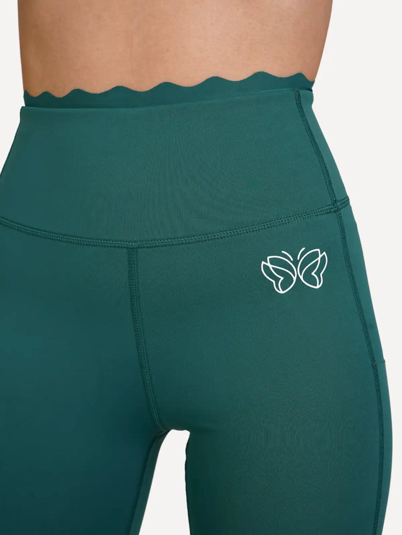 Legginsy z kieszonką BALANCE butelkowa zieleń