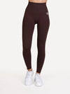 Legginsy bezszwowe Double PUSH UP brązowe