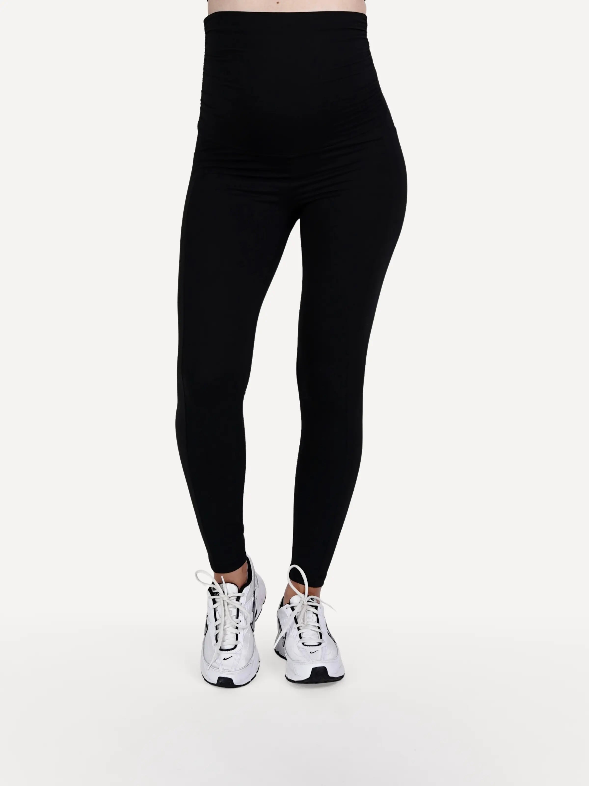 Legginsy ciążowe MOM czarne