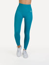 Legginsy prążkowane RIBBED turkusowe