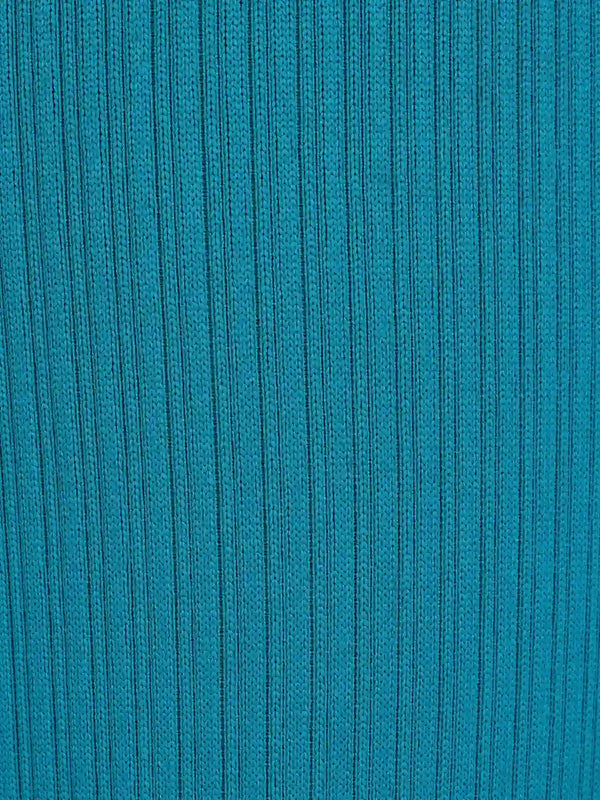 Legginsy prążkowane RIBBED turkusowe