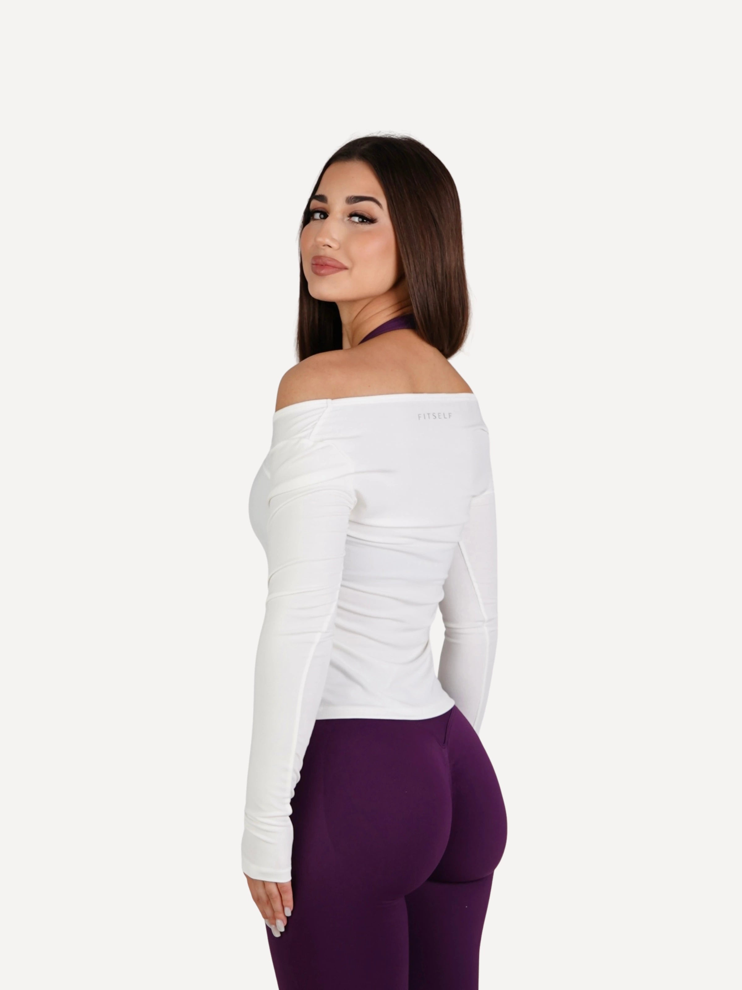 Longsleeve FORM biały