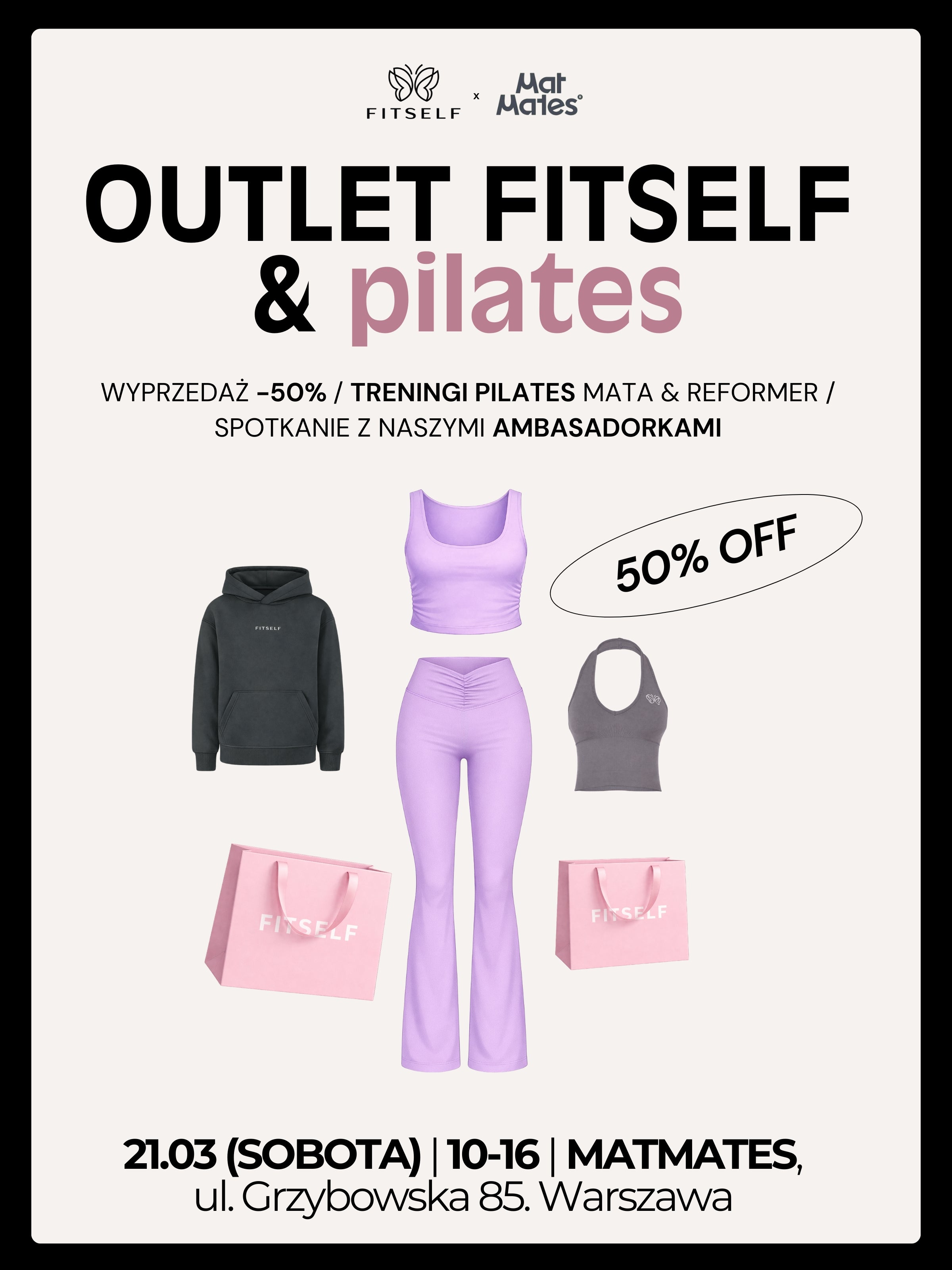 Trening PILATES na reformerze - 21.03 (bilet elekroniczny)