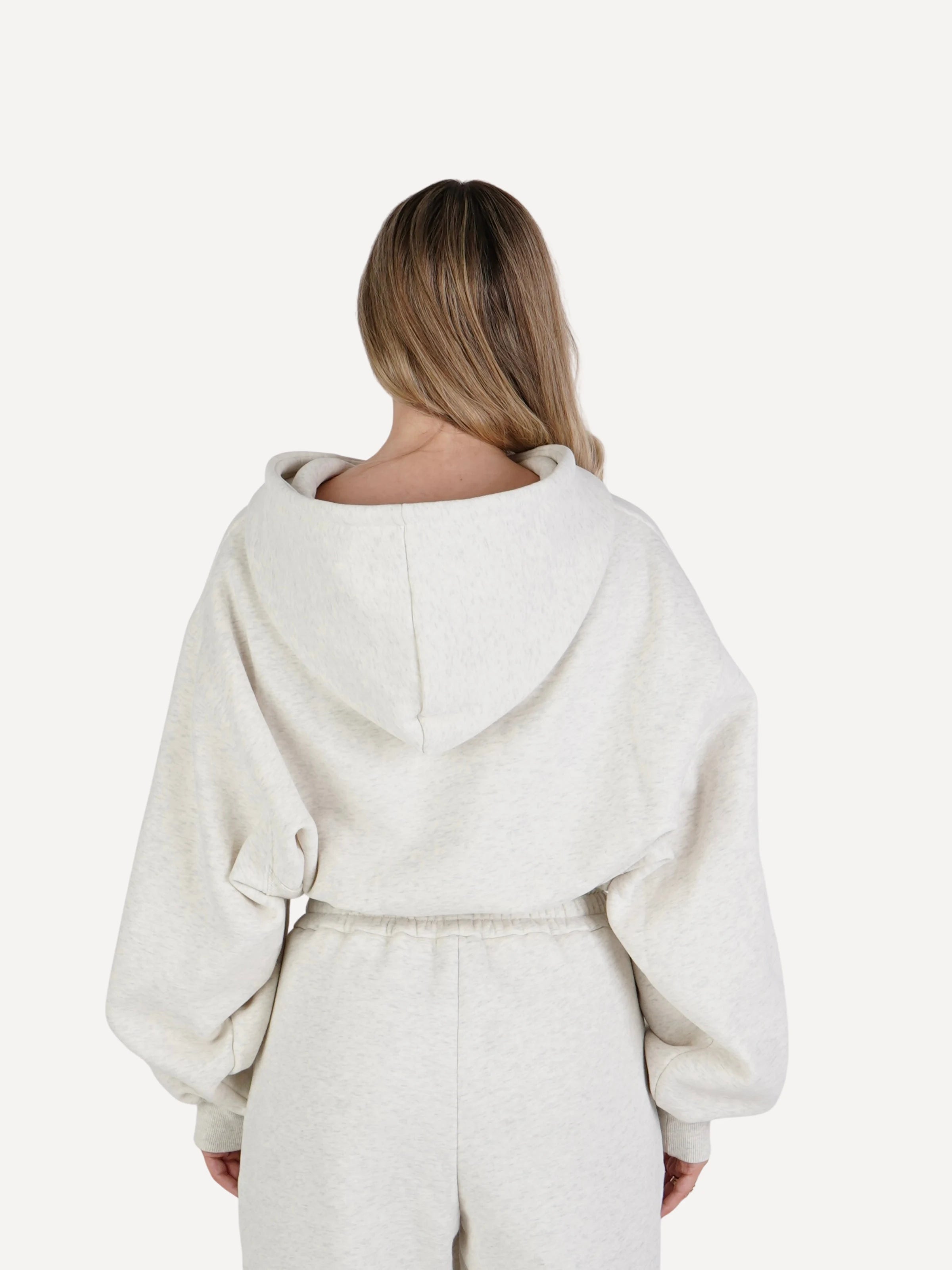 Rozpinana bluza dresowa CLOUD szary melanż
