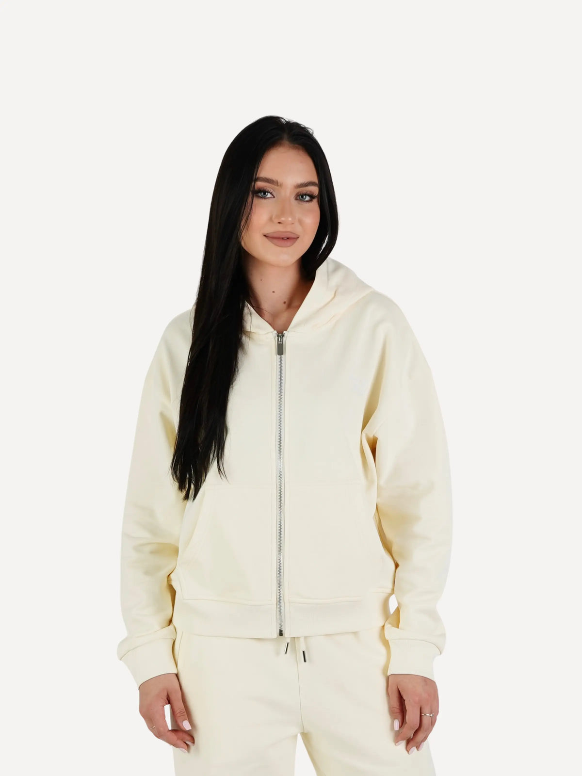 Rozpinana bluza dresowa REST butter yellow