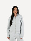 Rozpinana bluza dresowa REST grey melange