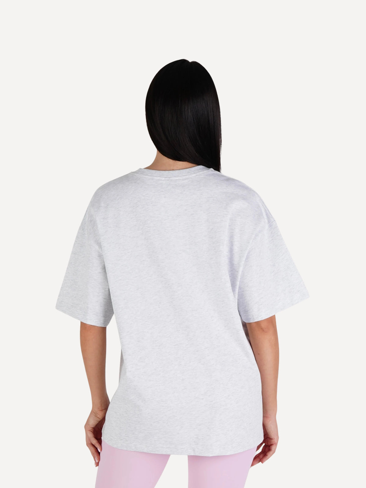 T-shirt oversize grey melange