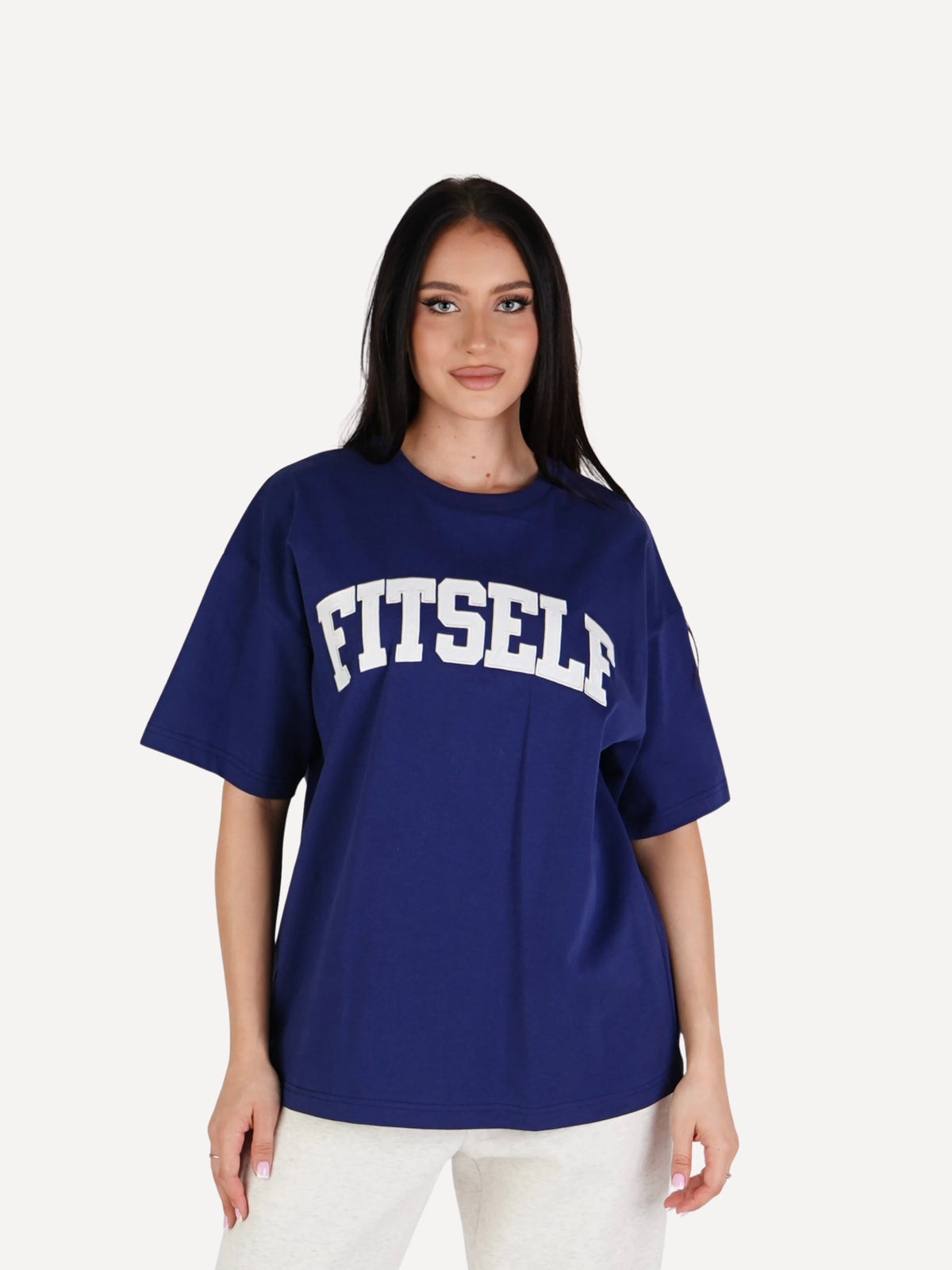 T-shirt oversize navy