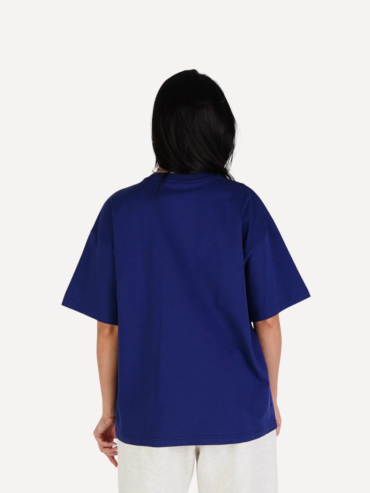 T-shirt oversize navy