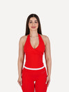 Top sportowy MUSE spicy red
