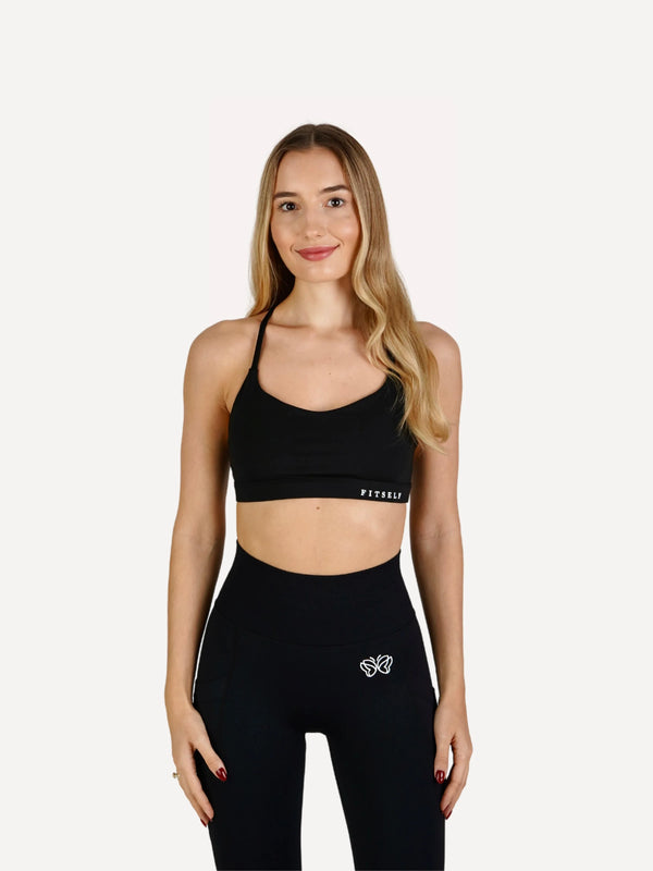 Top sportowy LUXE czarny
