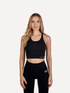 Top sportowy STRAP BRA czarny