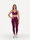 Zestaw legginsy + biustonosz ICONIC blackberry