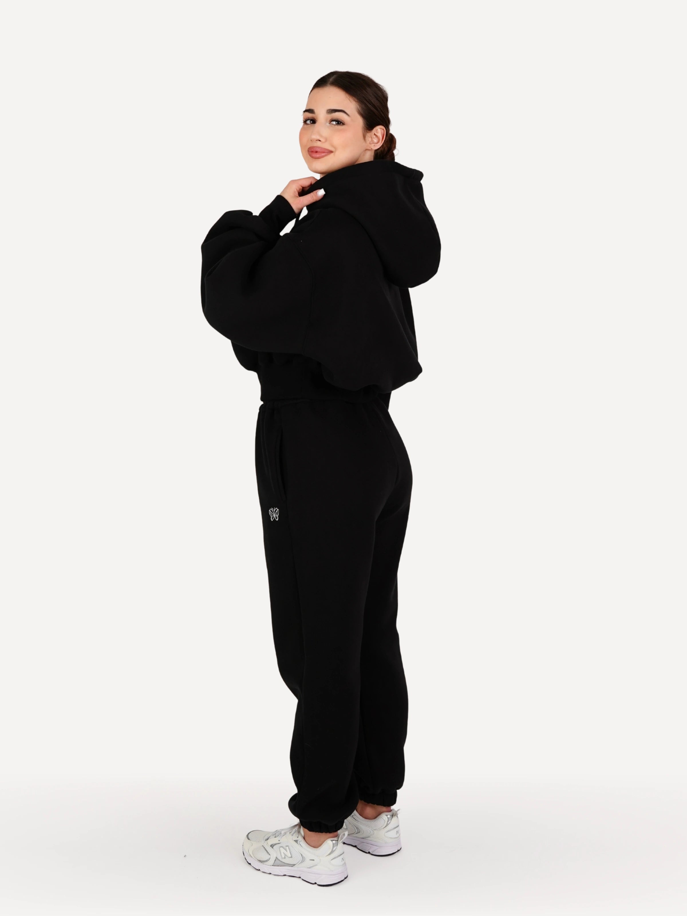Zestaw bluza + spodnie dresowe CLOUD czarne