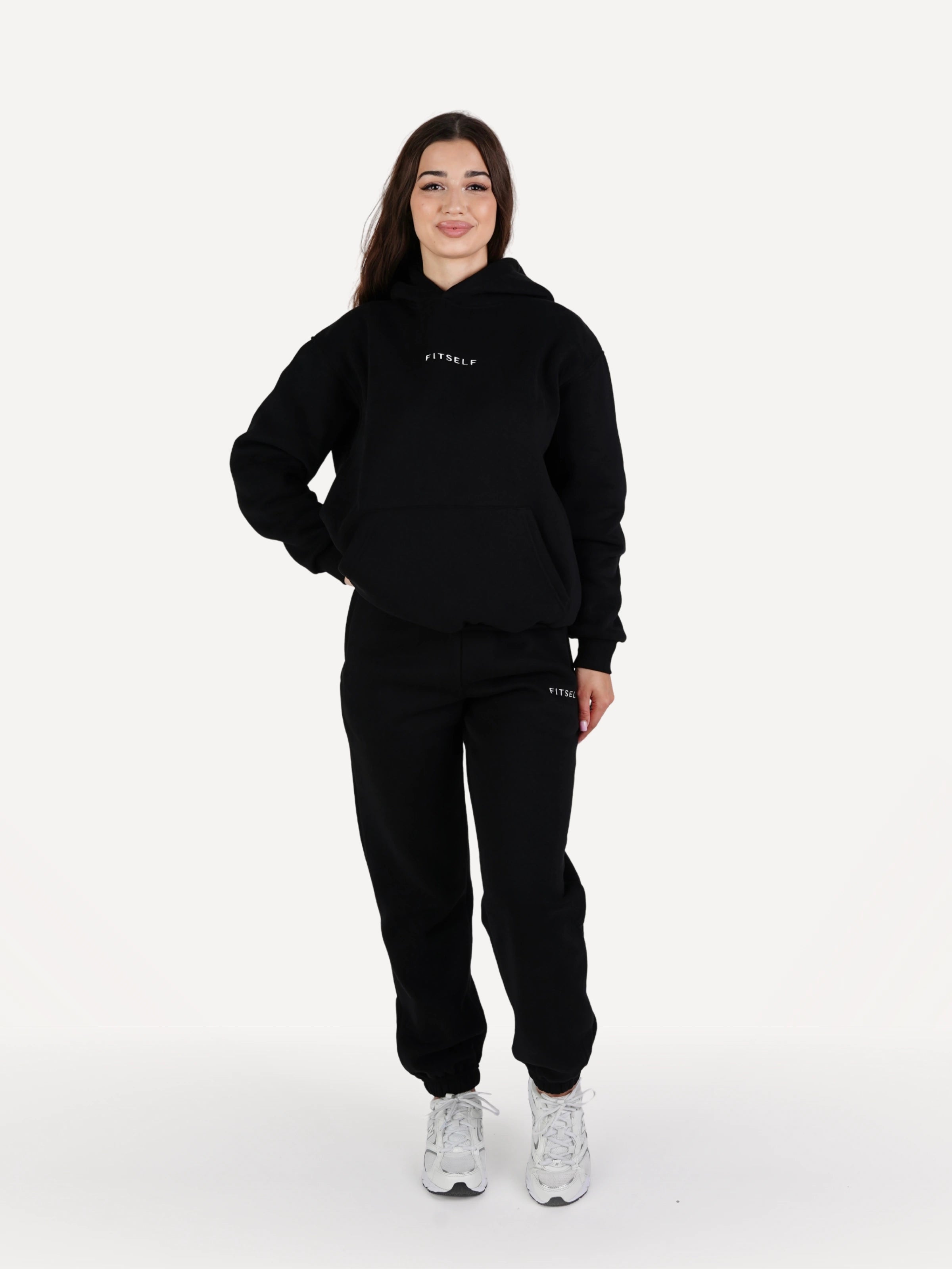 Zestaw bluza + spodnie dresowe EVERYDAY czarne