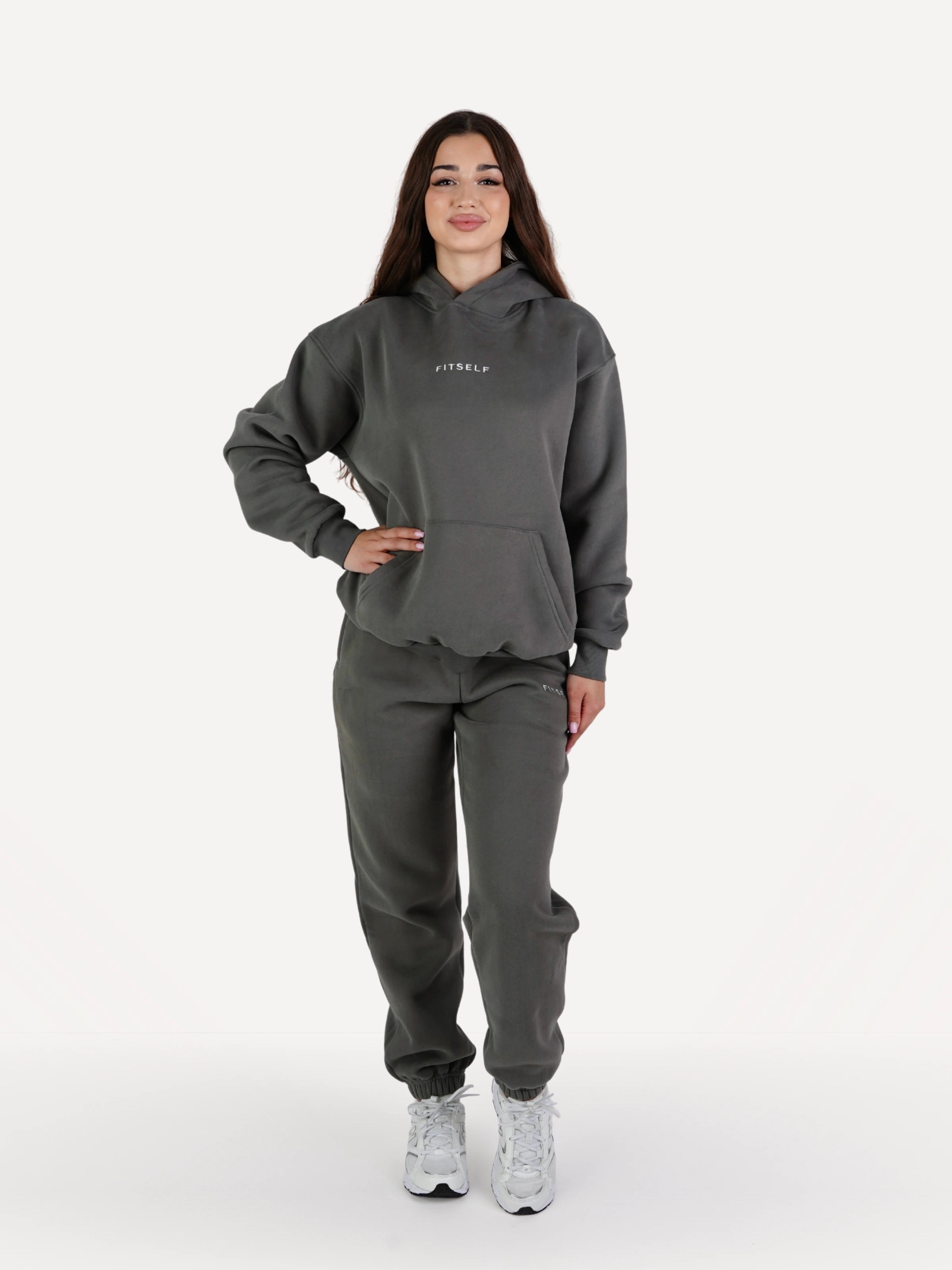 Zestaw bluza + spodnie dresowe EVERYDAY szare