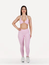 Zestaw legginsy + biustonosz MUSE pink blossom