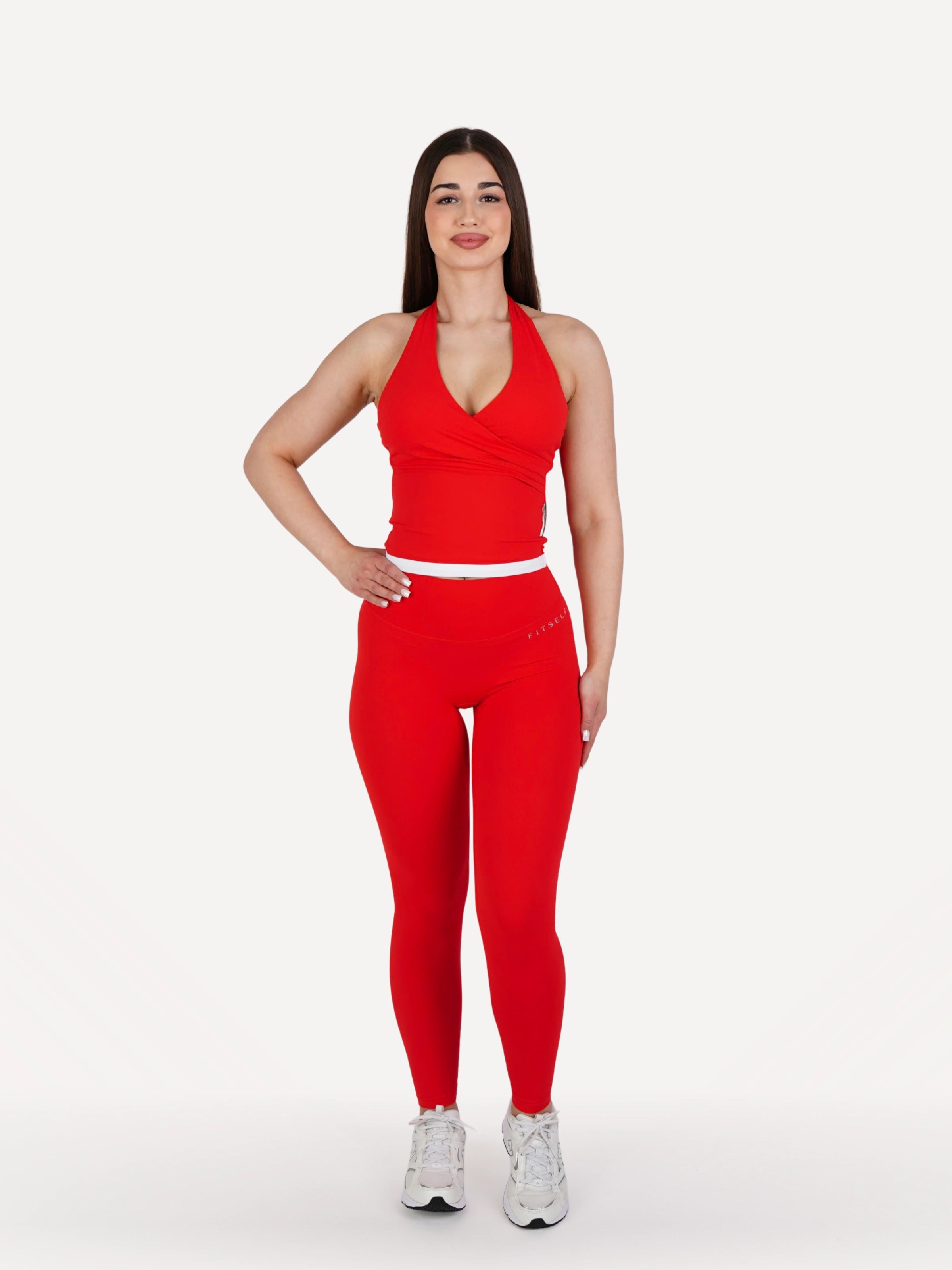 Zestaw legginsy + top MUSE spicy red