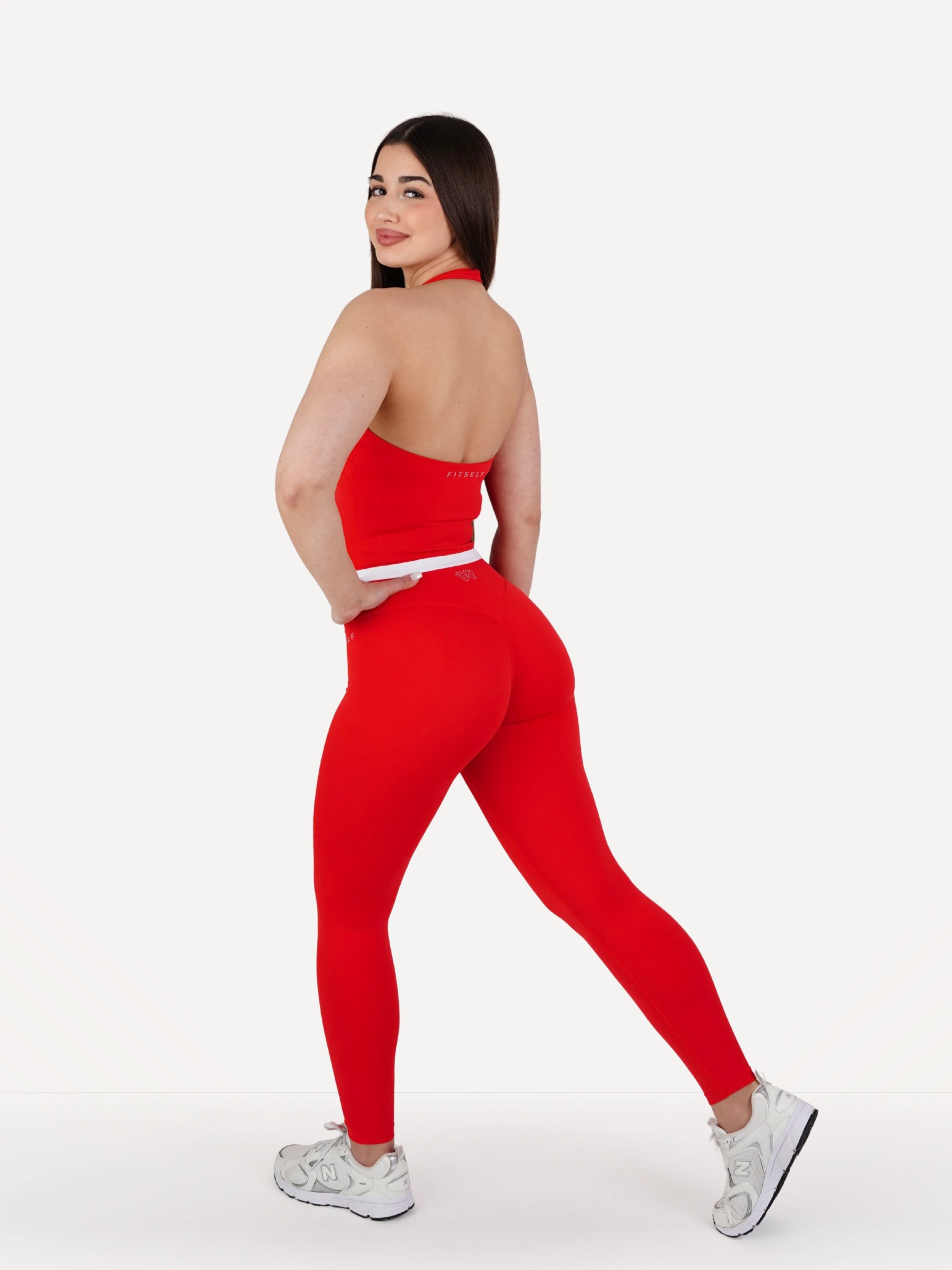 Zestaw legginsy + top MUSE spicy red