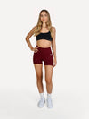 Zestaw spodenki SHAPE bordowe + top SHAPE czarny