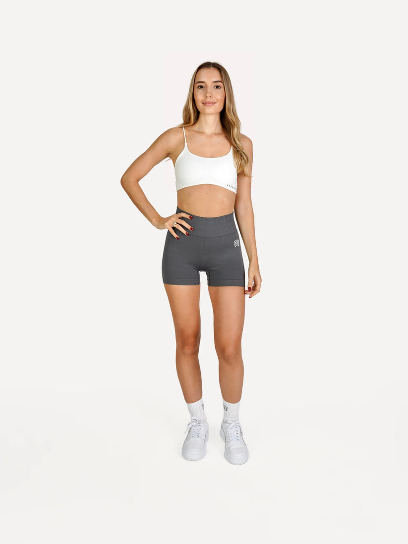 Zestaw spodenki SHAPE szare + top SHAPE biały