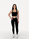 Zestaw legginsy + top COURT czarny