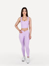 Zestaw legginsy + top COURT lawendowy