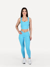 Zestaw legginsy + top COURT niebieski