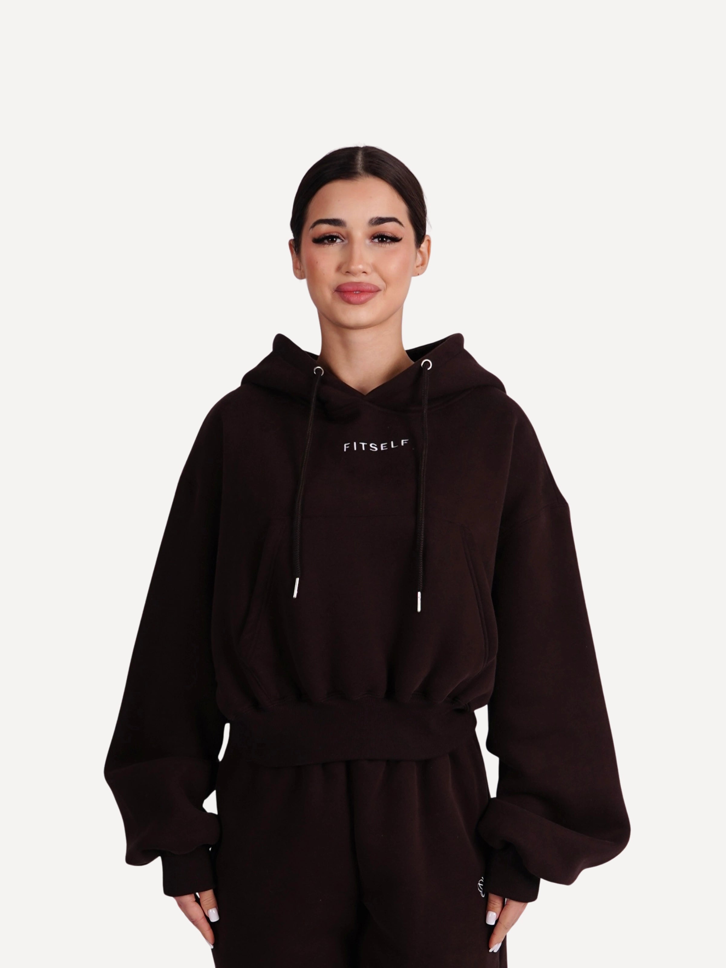 Bluza dresowa CLOUD brązowa