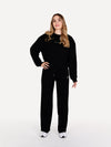 Zestaw bluza + spodnie dresowe COMFY czarne
